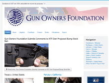 Tablet Screenshot of gunowners.com
